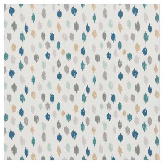 Moderne kribbles patterned fabric (Blue Grey) Stof (Close Up)