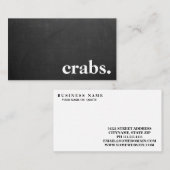 Moderne krijt van Chalkboard. Visitekaartje (Voorkant / Achterkant)