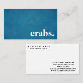 Moderne krijt van Chalkboard. Visitekaartje (Voorkant / Achterkant)