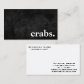 Moderne krijt van Chalkboard. Visitekaartje (Voorkant / Achterkant)