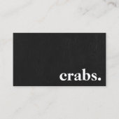 Moderne krijt van Chalkboard. Visitekaartje (Voorkant)