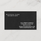 Moderne krijt van Chalkboard. Visitekaartje (Achterkant)