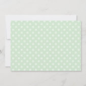 Moderne krijtbord baby shower uitnodiging (Achterkant)