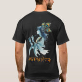 Moderne Krishna print T-shirts – Blend of Traditio (Achterkant)