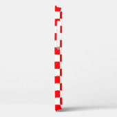 Moderne Kroatische Rode en Witte Controleurs Case-Mate iPhone Case (Achterkant / Links)