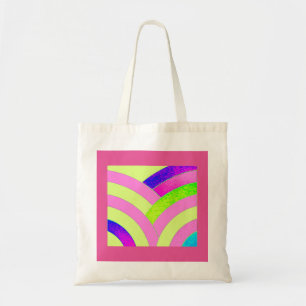 moderne kromme chevron tote bag