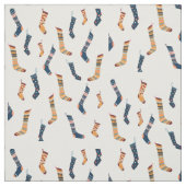 Moderne kruidensokken met Retro-kerst Stof (Swatch)