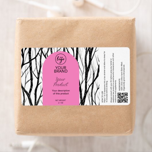 Moderne Kruidenthee Labels (Insitu)