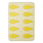 Moderne kruidenvormgeving Bath Mat (Voorkant Verticaal)