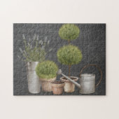 Moderne  kruidtuinpuzzel legpuzzel (Horizontaal)