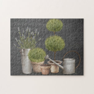 Moderne  kruidtuinpuzzel legpuzzel