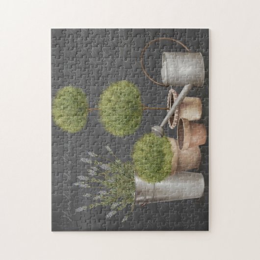 Moderne  kruidtuinpuzzel legpuzzel (Verticaal)