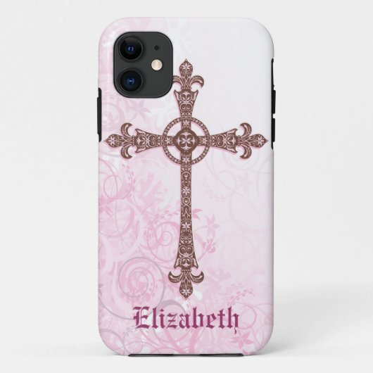 Moderne kruis Iphone 5 hoes (Achterkant)