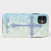 Moderne kruis Iphone 5 hoes (Achterkant (horizontaal))