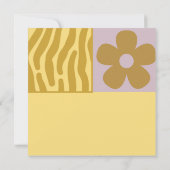 Moderne Kubische pastel volwassen verjaardag Kaart (Achterkant)