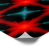 Moderne kunst - Abstract Art Print Poster (Hoek)