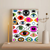 Moderne Kunst Abstract Elegant Geometrisch Minimal Poster