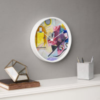 Moderne Kunst Abstract Kandinsky Geel Rood Blauw