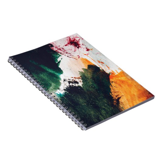Moderne kunst, abstract schilderen. Abstract van f Notitieboek (Rechterzijde)