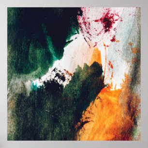 Moderne kunst, abstract schilderen. Abstract van f Poster
