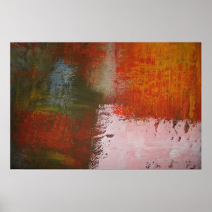 Moderne Kunst - Abstract Schilderkunst Print Poste
