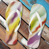 Moderne kunst Abstracte golven stromen Teenslipper Teenslippers