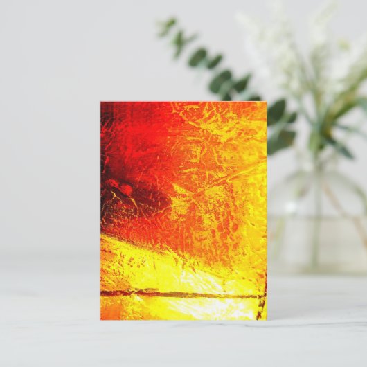 Moderne kunst - Abstracte kunst Briefkaart (Staand voorkant)