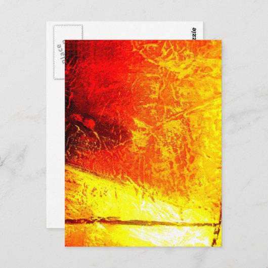 Moderne kunst - Abstracte kunst Briefkaart (Voorkant / Achterkant)