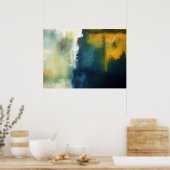 Moderne Kunst Abstracte Schilderkunst Kunstprint P Poster (Keuken)
