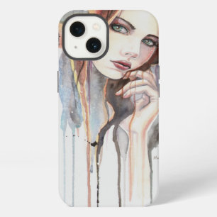 Moderne Kunst Attitude Portret van een Vrouw iPhone 13 Hoesje
