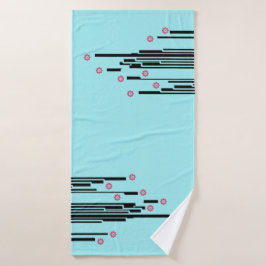 Moderne kunst bad handdoek