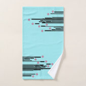 Moderne kunst bad handdoek (Handdoek)