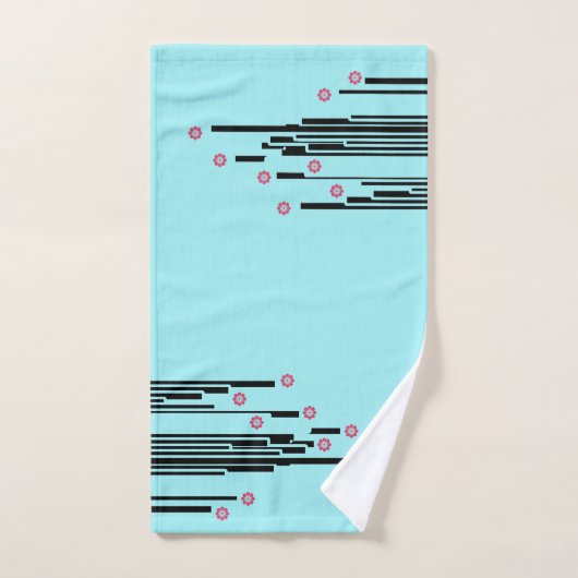 Moderne kunst bad handdoek (Handdoek)