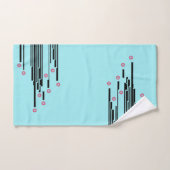 Moderne kunst bad handdoek (Handdoek)