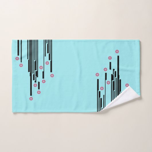 Moderne kunst bad handdoek (Handdoek)