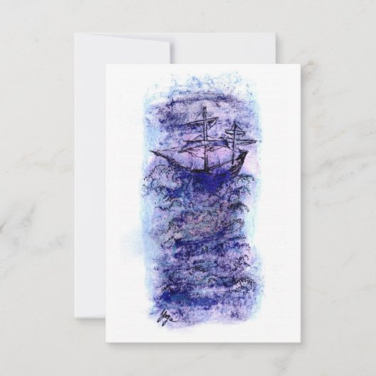 Moderne kunst bedankkaart (Voorkant)