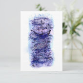 Moderne kunst bedankkaart (Staand voorkant)