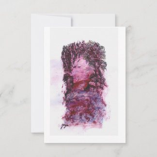 Moderne kunst bedankkaart