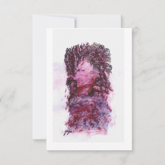 Moderne kunst bedankkaart (Voorkant)