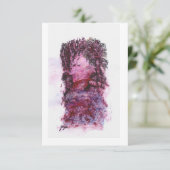 Moderne kunst bedankkaart (Staand voorkant)