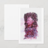 Moderne kunst bedankkaart (Voorkant / Achterkant)