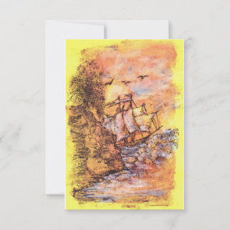 Moderne kunst bedankkaart