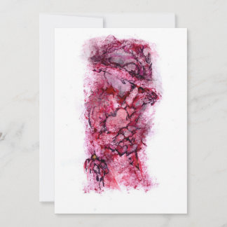 Moderne kunst bedankkaart