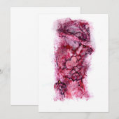 Moderne kunst bedankkaart (Voorkant / Achterkant)