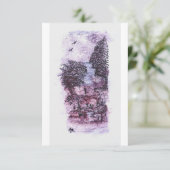 Moderne kunst bedankkaart (Staand voorkant)