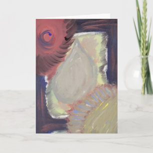 Moderne kunst bedankkaart