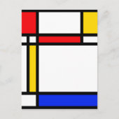 Moderne kunst briefkaart (Voorkant)