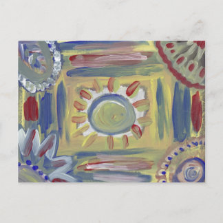 Moderne kunst briefkaart