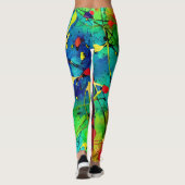 Moderne Kunst Broeken Leggings (Achterkant)