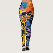 Moderne Kunst Broeken Leggings (Achterkant)